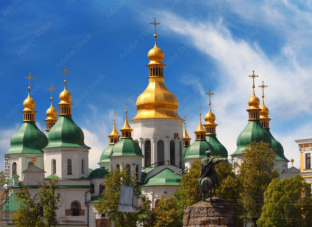 Domes of St Sophia Cathedral