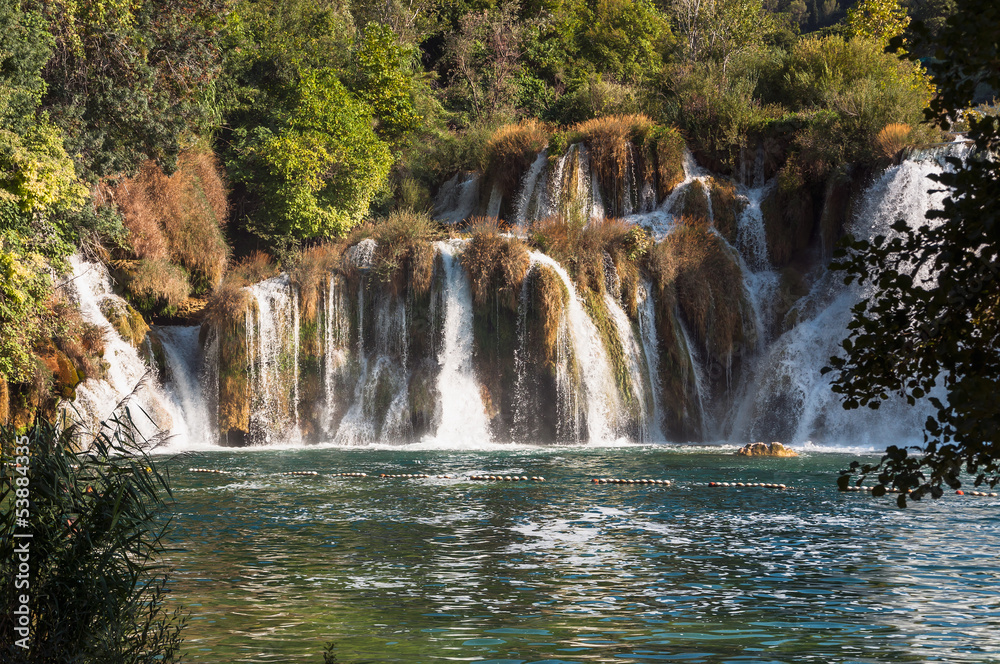 Waterfall, Krka National Park, Croatia