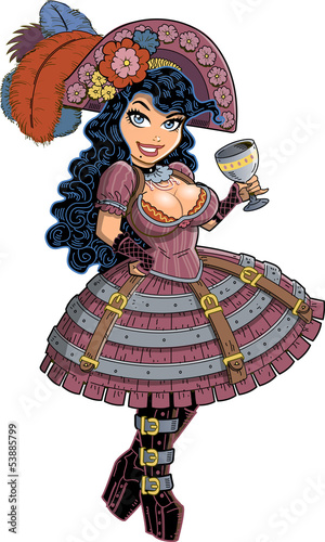 Sexy Steampunk Pirate Girl