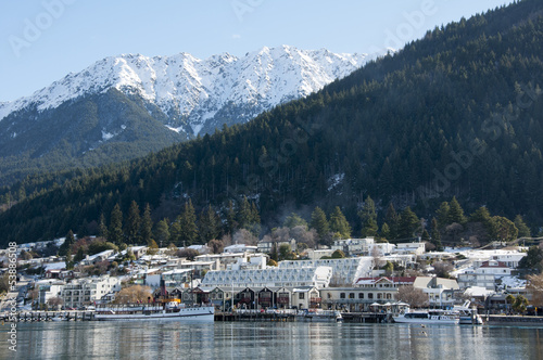 Beautiful winter resort Queenstown.