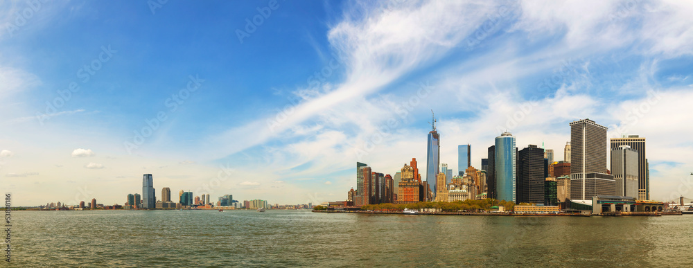 New York City cityscape panorama