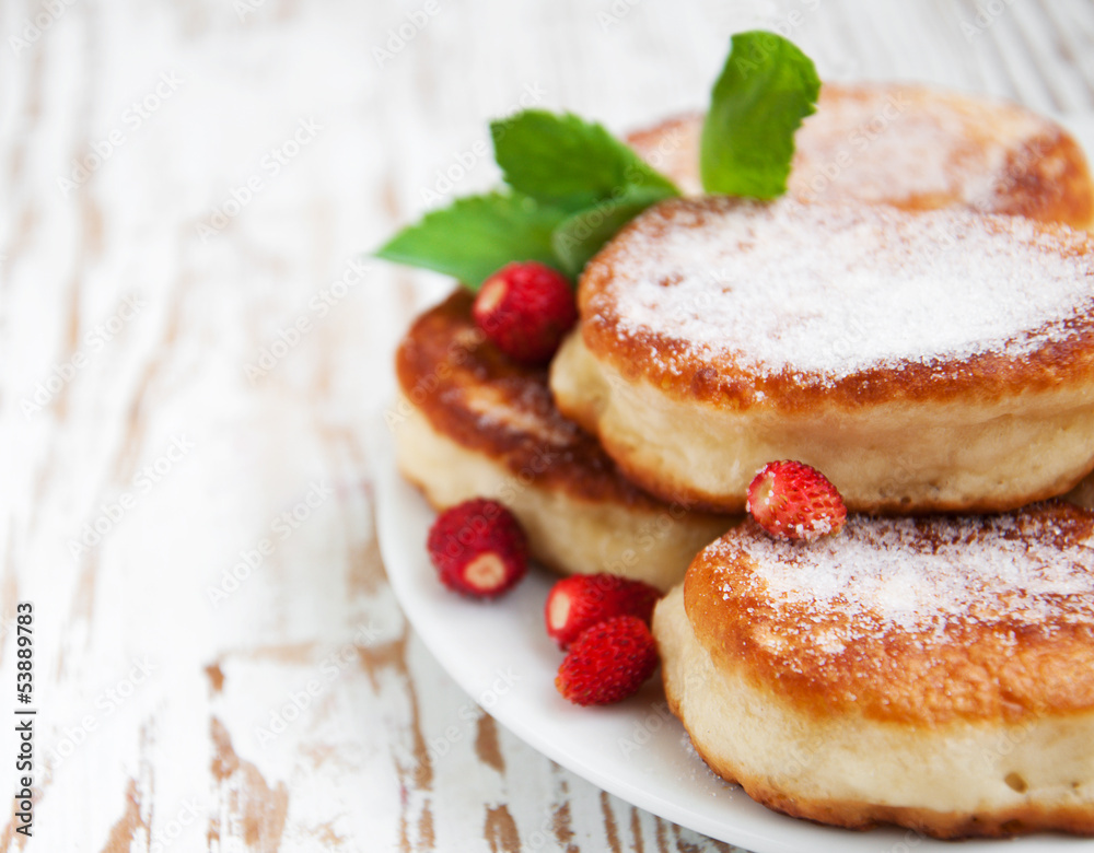 strawberry pancakes