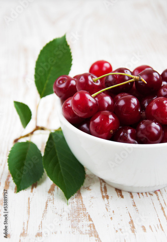 Fresh cherries
