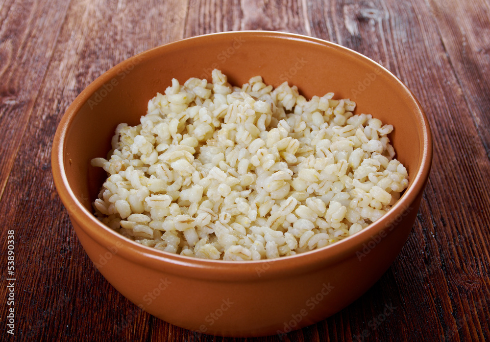 boiled pearl barley boiled pearl barley