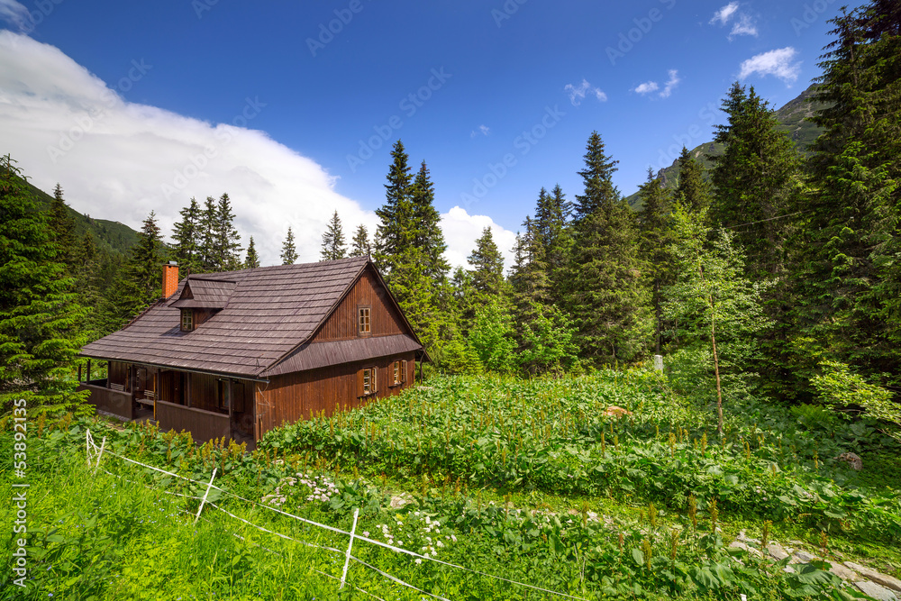 Beautiful scenery of Tatra mountains in Poland