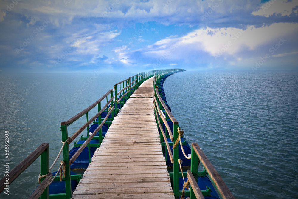 sea landscape pier