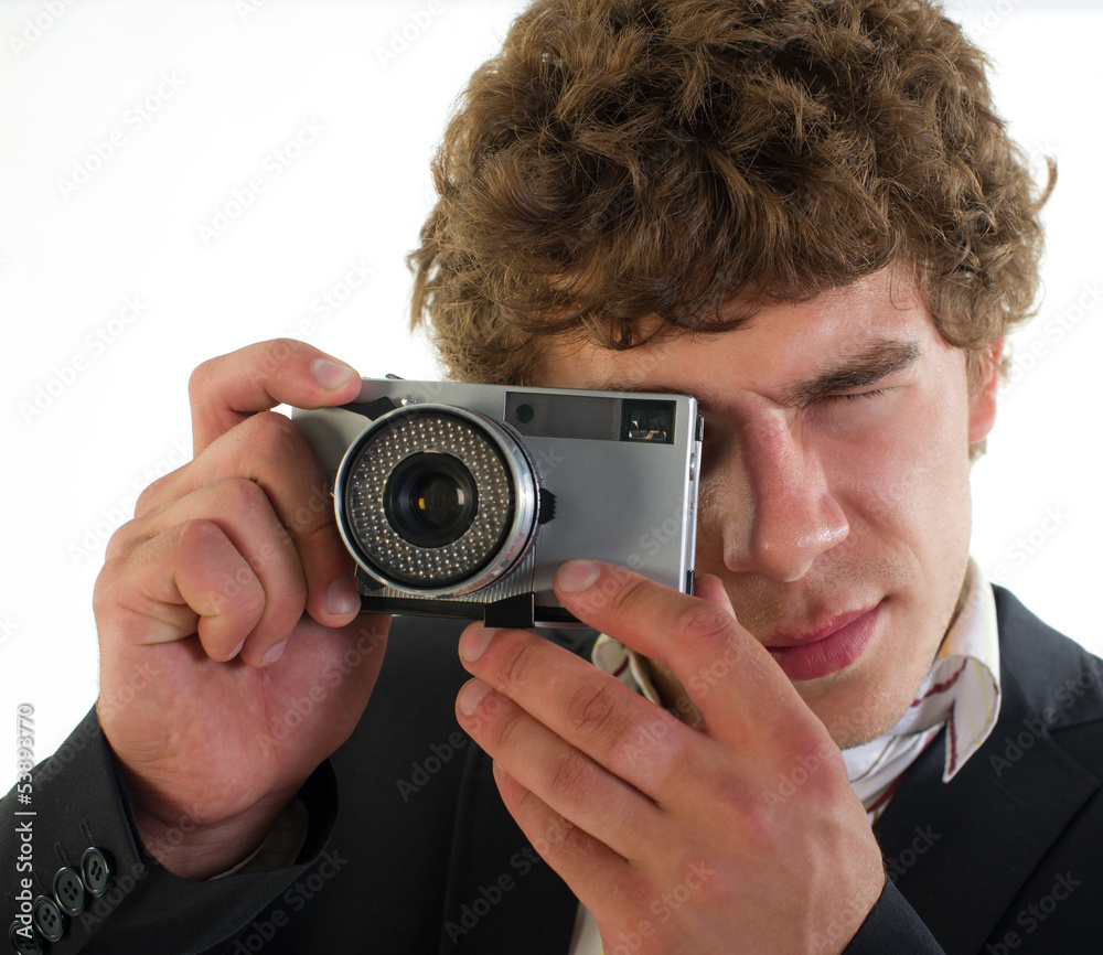 Fototapeta premium photographer from 35 mm the camera