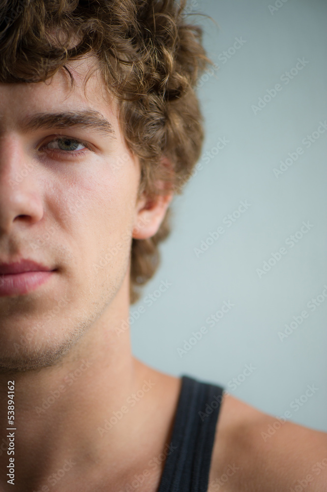 portrait of the young guy portrait of the young guy