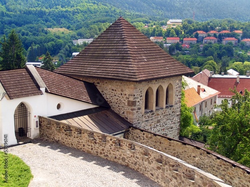 Fortification tower of the Castle of Kremnica photo