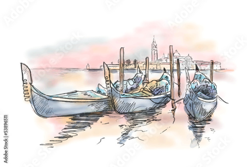 Skizze Venedig