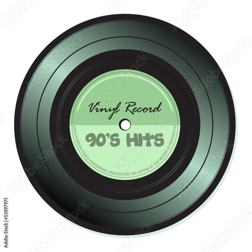 Nineties vinyl record