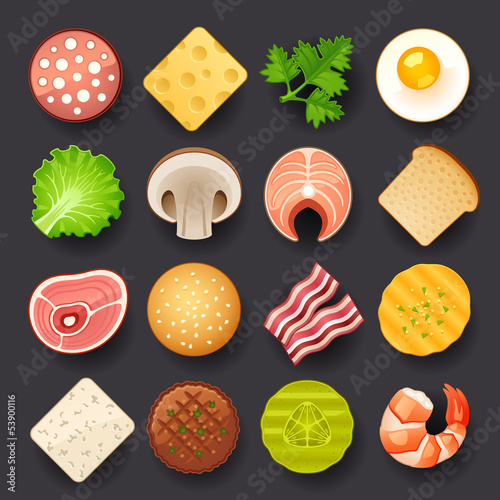 food icon set
