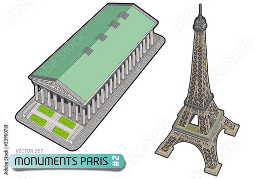 PARIS TOURISME - Monuments - Set 2