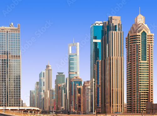 Photography A general view of a residential area of Dubai, UAE