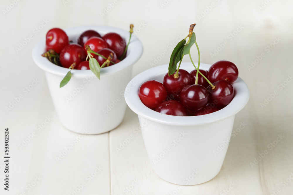 ripe cherries in bowl ripe cherries in bowl
