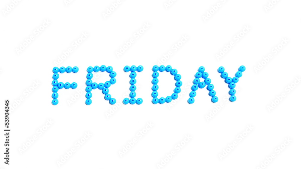 Emotion in Friday business concept Emotion in Friday business concept