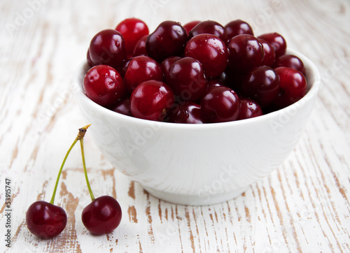 Fresh cherries