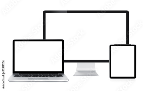 Computer display, laptop and tablet