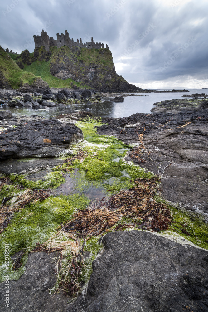 Dunluce castle a unesco landmark in North Ireland