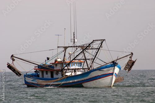 Industrial fishing boat
