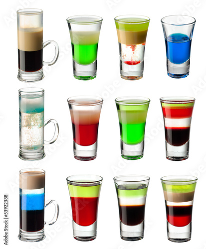 shot cocktail  set