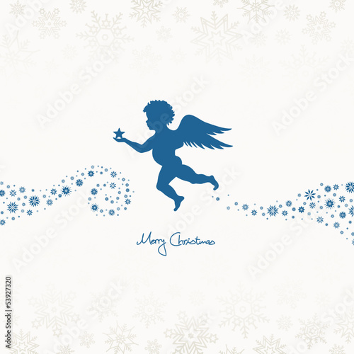 Angel Holding Star Beige/Blue