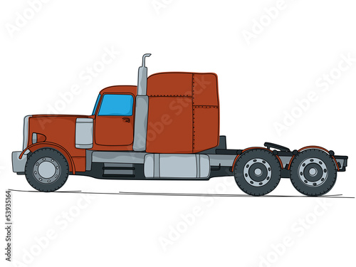 Big truck cartoon