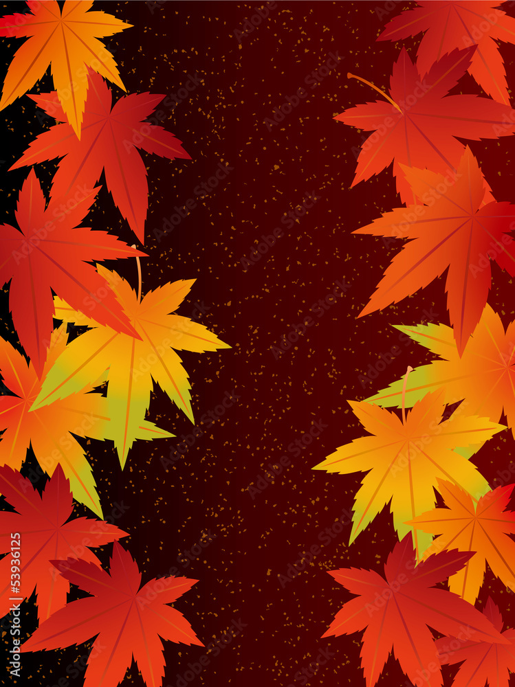 紅葉_縦_セピア 紅葉_縦_セピア
