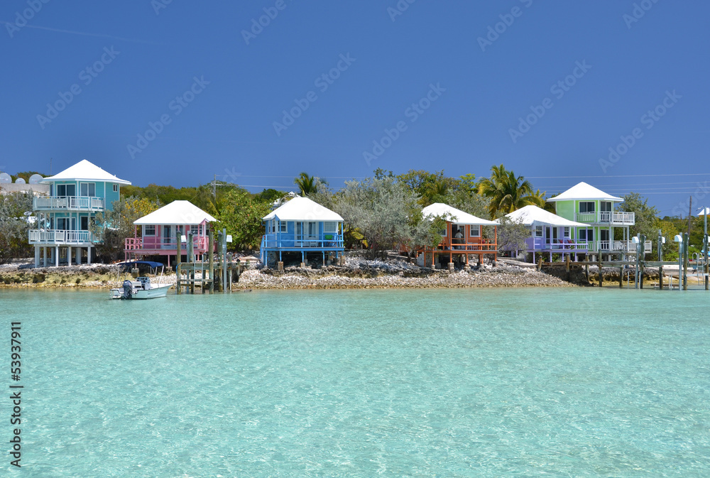 Staniel Cay Yacht Club. Exumas, Bahamas