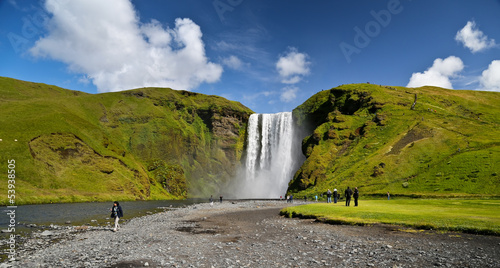 Skogafoss waterfall