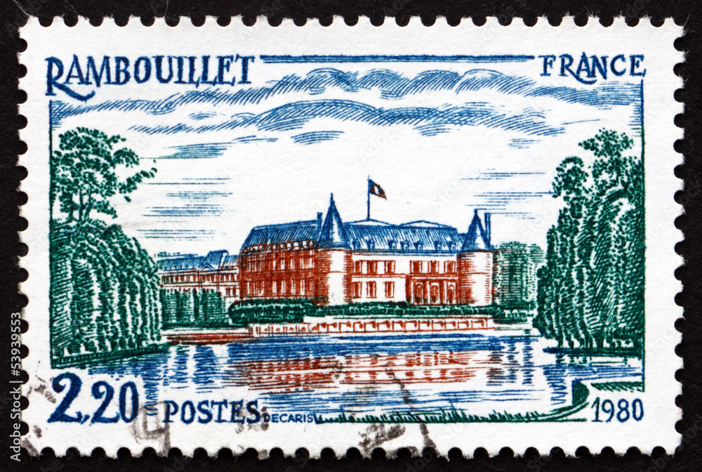 Postage stamp France 1978 Rambouillet Chateau, Yvelines