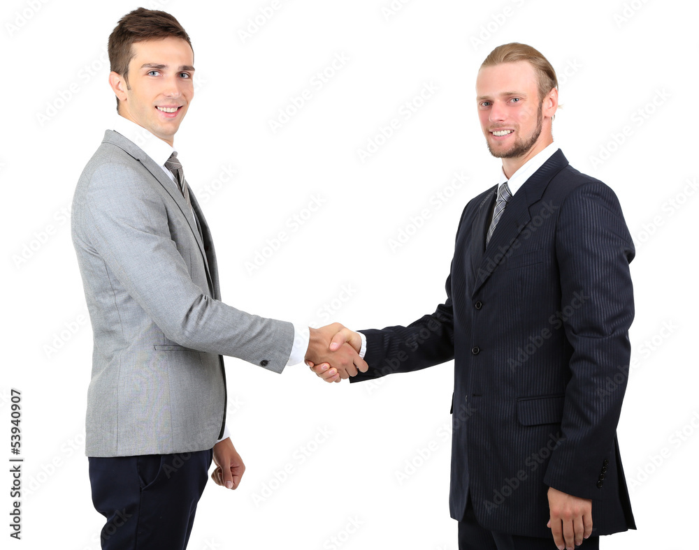 Business partners isolated on white Business partners isolated on white