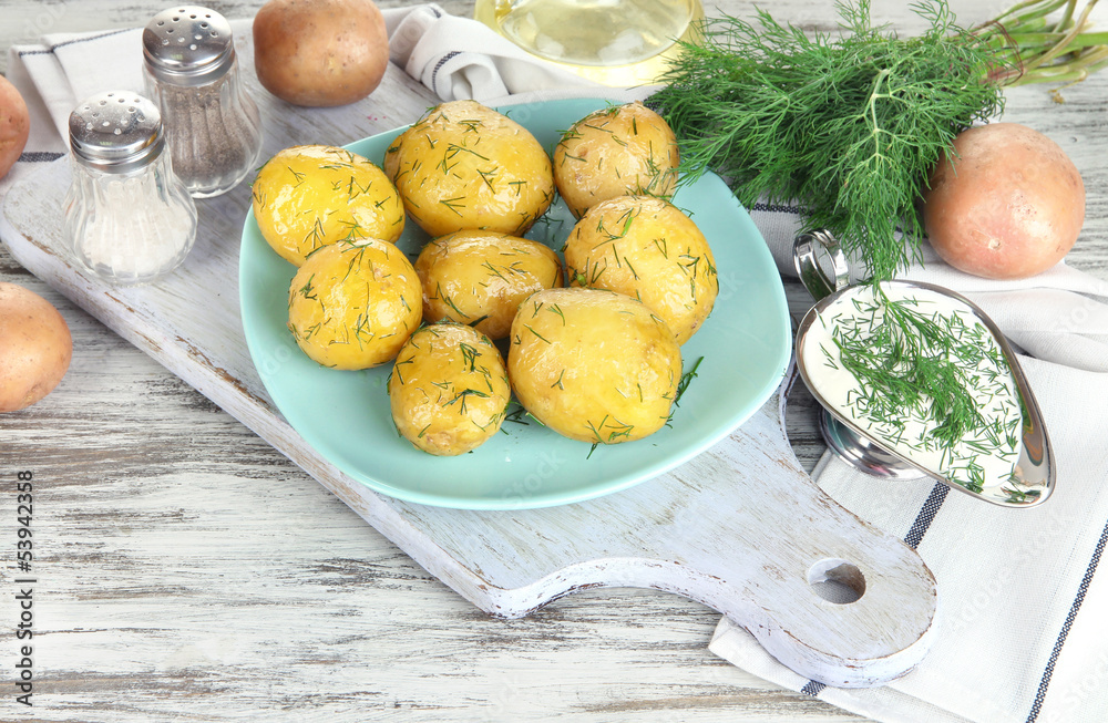 Boiled potatoes Boiled potatoes