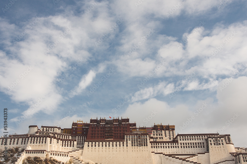 Potala palace in Lhasa, Tibet