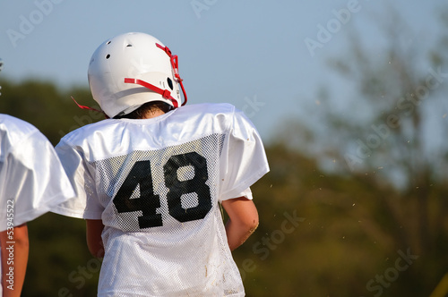 Young football player