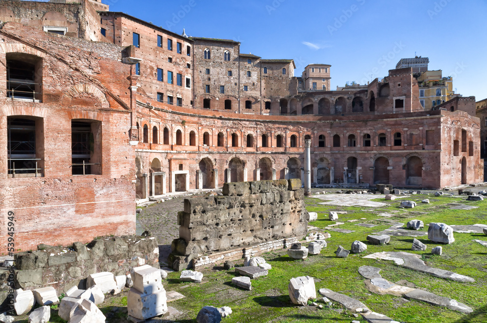 Trajan's Forum in Rome, Italy