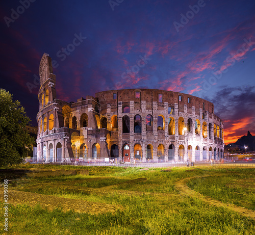 Photography Colosseum in Rome, Italy
