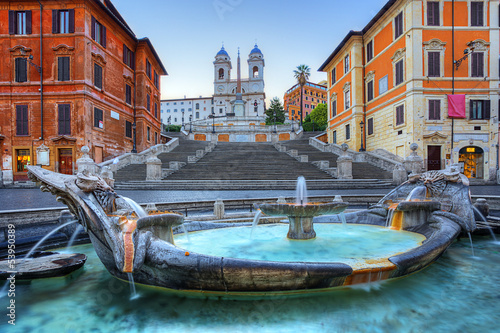 The Spanish Steps in Rome photo