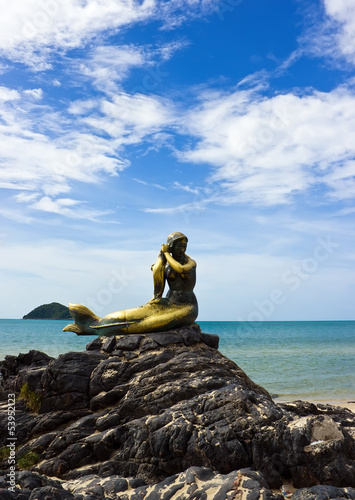 Mermaid statue