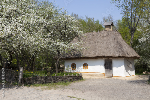 old ukrainian rural house