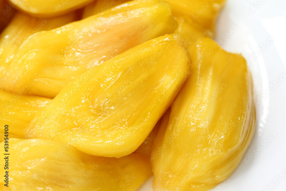 Juicy jackfruit flesh