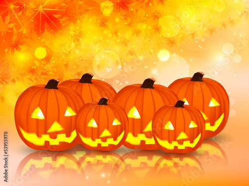 ハロウィン　かぼちゃ　おばけ