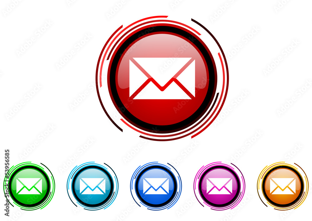mail icon set mail icon set