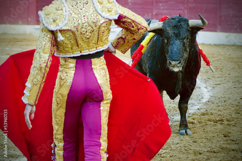 Bullfighting. Spanish Fiesta photo