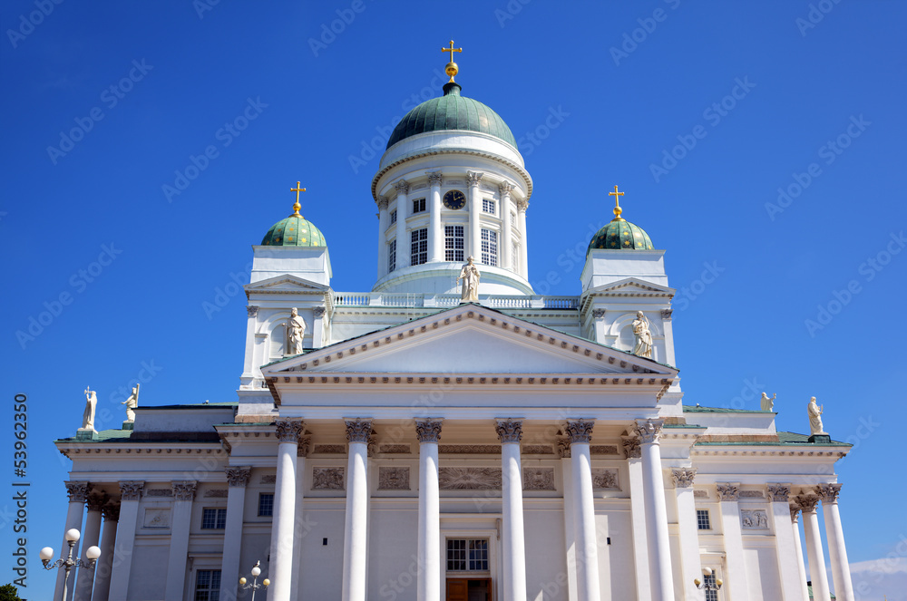 Tuomiokirkko Cathedral church in Helsinki, Finland