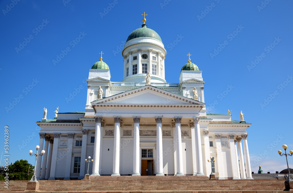 Tuomiokirkko Cathedral church in Helsinki, Finland