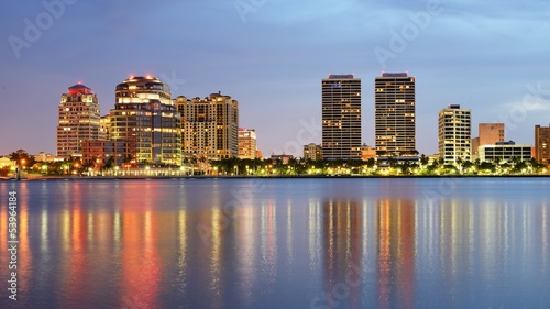 West Palm Beach Skyline © SeanPavonePhoto
