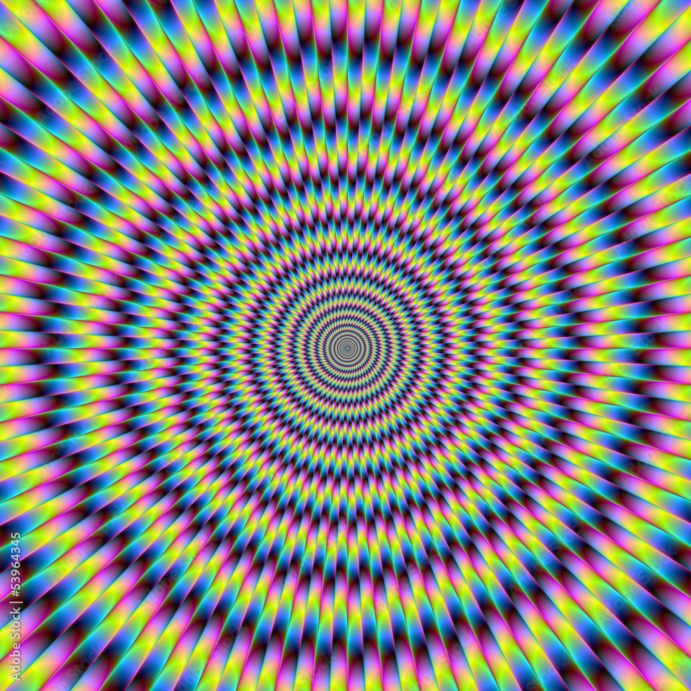 Naklejka premium Pierścienie koloru