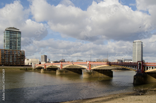 Vauxhall Bridge over River Thames © BasPhoto