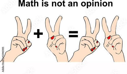 La matematica non è un opinione